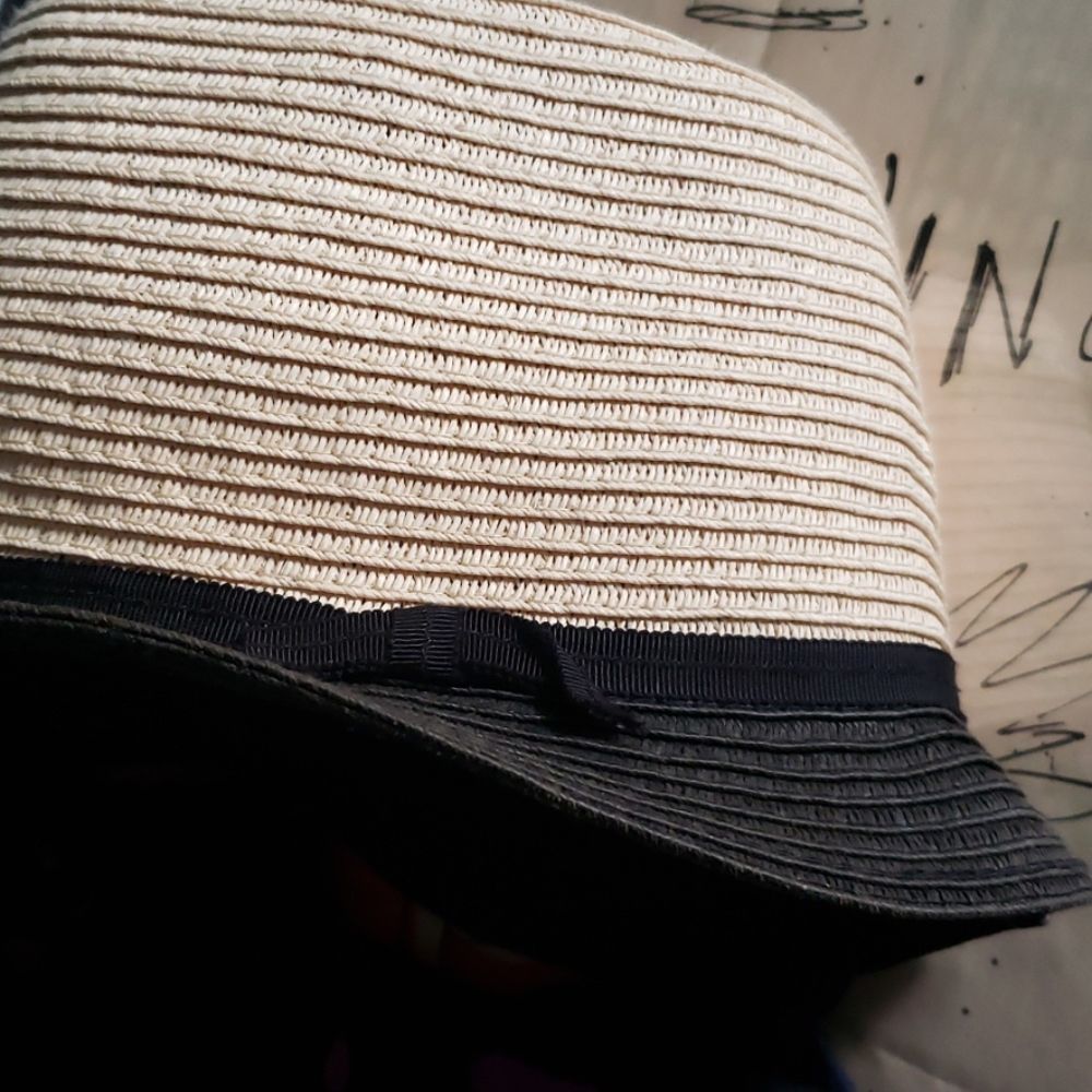 J. CREW straw fedora hat - Picture 6 of 9